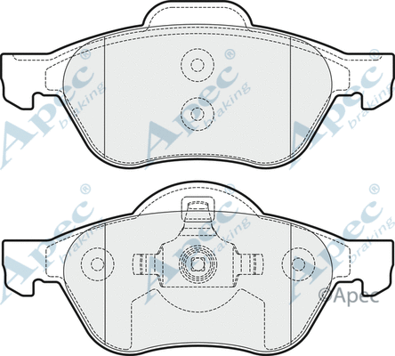 Brake Pad Set, disc brake (PAD1716)