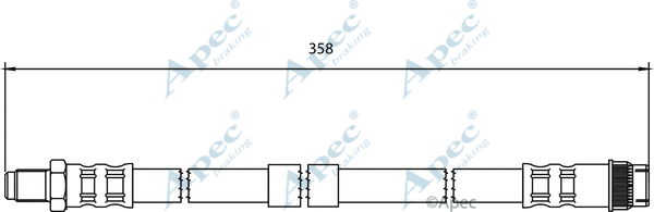 Brake Hose (HOS3789)