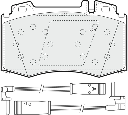Brake Pad Set, disc brake (PD3216)