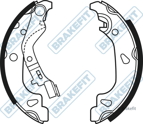 Brake Shoe Set (BSH1023)