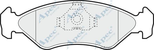 Brake Pad Set, disc brake (PAD561)