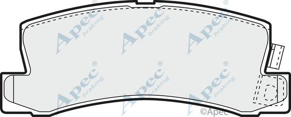 Brake Pad Set, disc brake (PAD1373)