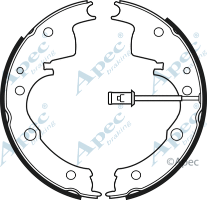 Brake Shoe Set (SHU511)