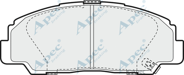 Brake Pad Set, disc brake (PAD873)