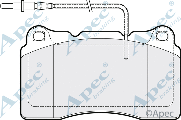 Brake Pad Set, disc brake (PAD1241)