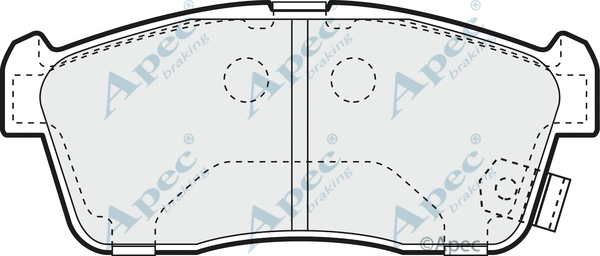 Brake Pad Set, disc brake (PAD1111)