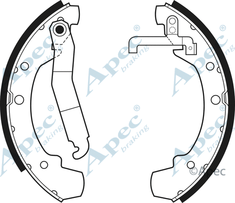 Brake Shoe Set (SHU118)