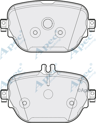 Brake Pad Set, disc brake (PAD2163)