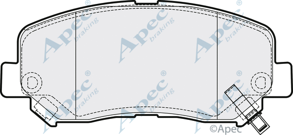 Brake Pad Set, disc brake (PAD2076)