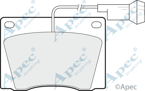 Brake Pad Set, disc brake (PAD554)