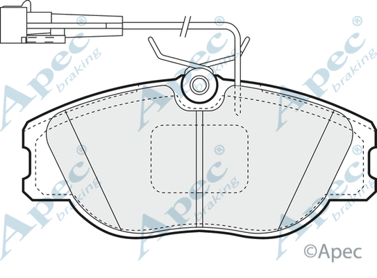 Brake Pad Set, disc brake (PAD780)