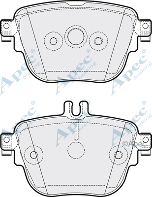 Brake Pad Set, disc brake (PAD2235)