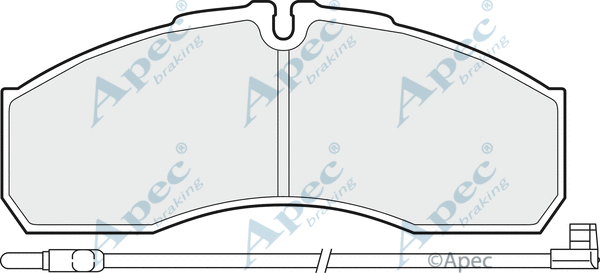 Brake Pad Set, disc brake (PAD1495)