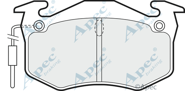 Brake Pad Set, disc brake (PAD409)