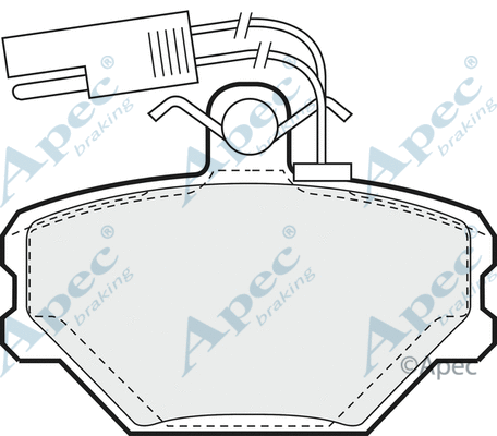 Brake Pad Set, disc brake (PAD690)