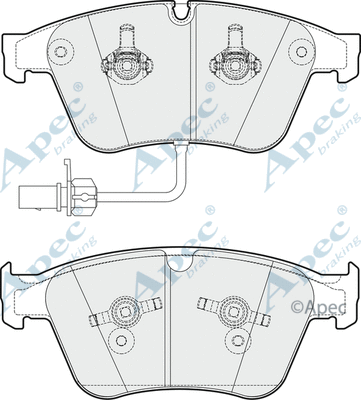 Brake Pad Set, disc brake (PAD1765)