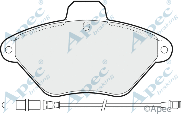 Brake Pad Set, disc brake (PAD804)