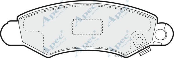 Brake Pad Set, disc brake (PAD1094)