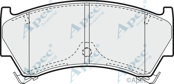 Brake Pad Set, disc brake (PAD998)