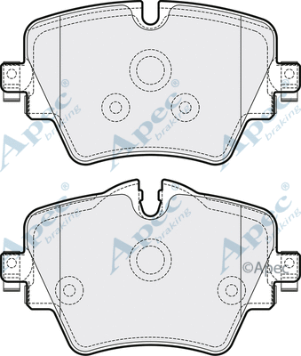 Brake Pad Set, disc brake (PAD2050B)