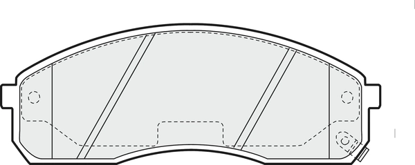 Brake Pad Set, disc brake (PD3546)