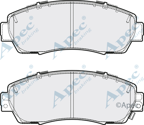 Brake Pad Set, disc brake (PAD2124)