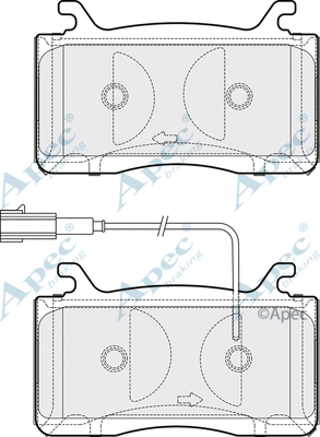 Brake Pad Set, disc brake (PAD2206)