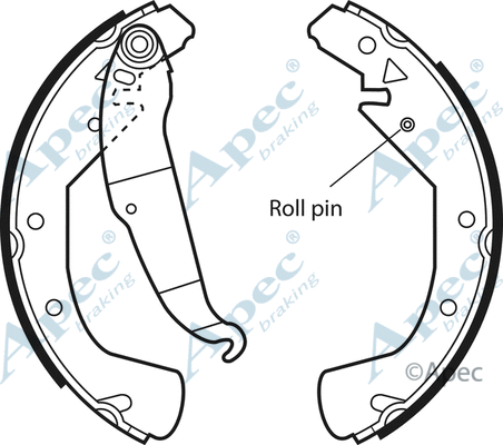 Brake Shoe Set (SHU552)