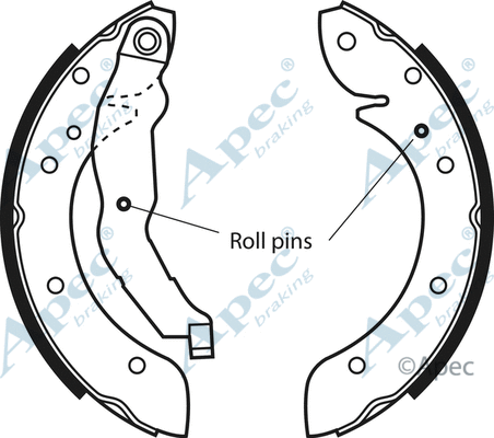 Brake Shoe Set (SHU516)