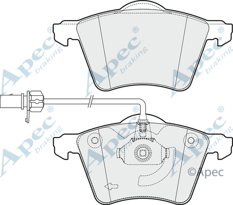Brake Pad Set, disc brake (PAD2009)