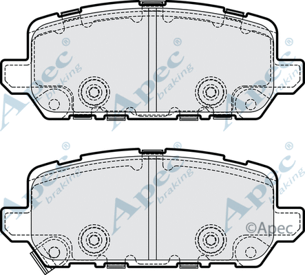 Brake Pad Set, disc brake (PAD2225)