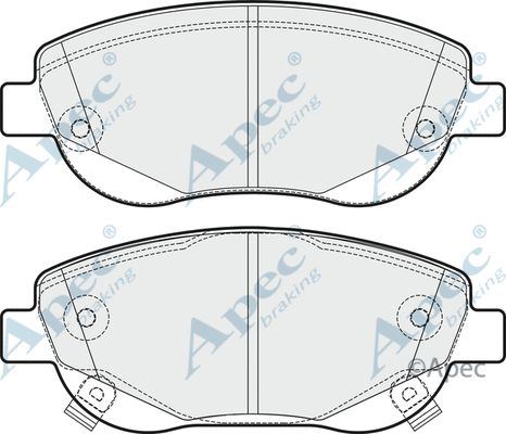 Brake Pad Set, disc brake (PAD1788)