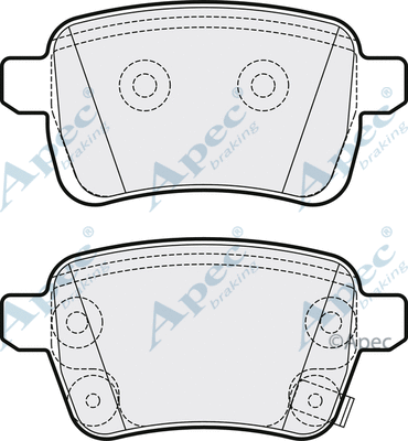 Brake Pad Set, disc brake (PAD2064)