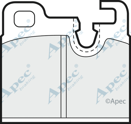 Brake Pad Set, disc brake (PAD305)