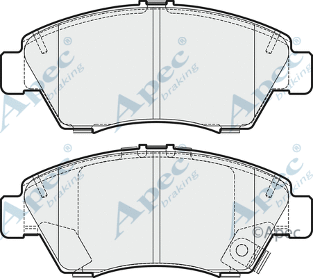Brake Pad Set, disc brake (PAD1660)