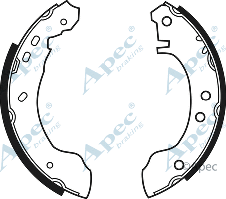 Brake Shoe Set (SHU499)
