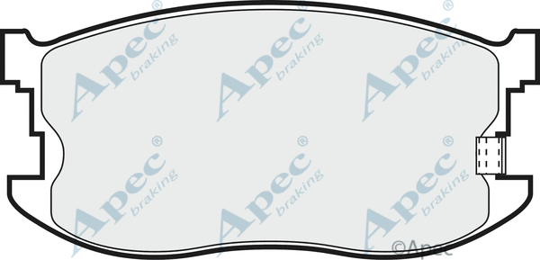 Brake Pad Set, disc brake (PAD1037)