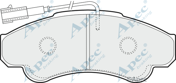 Brake Pad Set, disc brake (PAD1251)