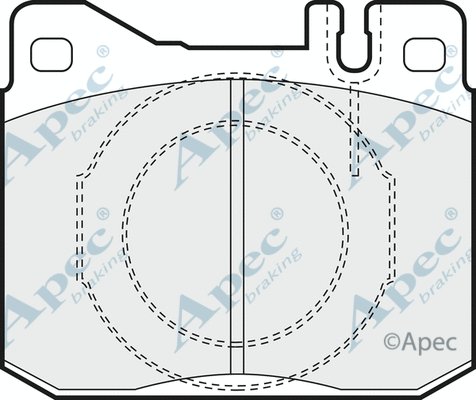 Brake Pad Set, disc brake (PAD340)
