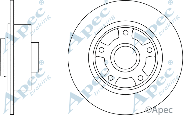Brake Disc (DSK2843)