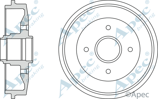 Brake Drum (DRM9928)