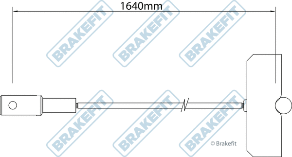 Cable Pull, parking brake (BBC3541)