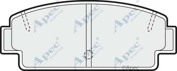 Brake Pad Set, disc brake (PAD410)