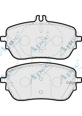 Brake Pad Set, disc brake (PAD2244)