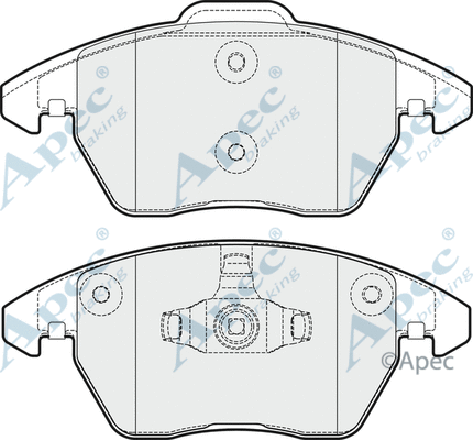 Brake Pad Set, disc brake (PAD1834)