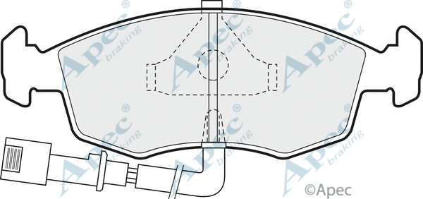 Brake Pad Set, disc brake (PAD387)
