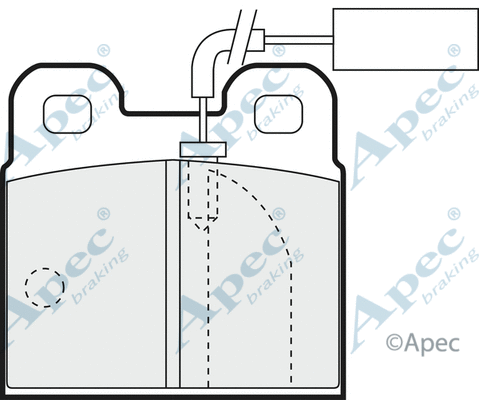 Brake Pad Set, disc brake (PAD767)