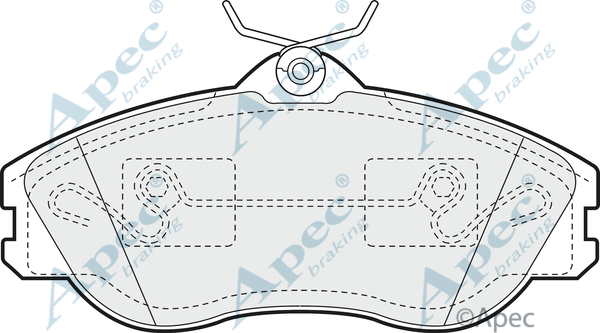 Brake Pad Set, disc brake (PAD675)