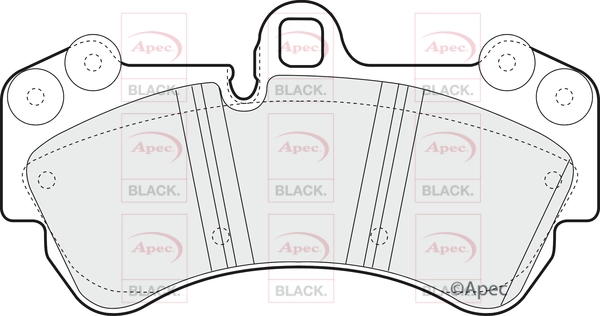 Brake Pad Set, disc brake (PAD1314B)