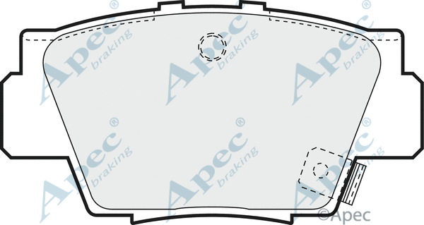 Brake Pad Set, disc brake (PAD860)